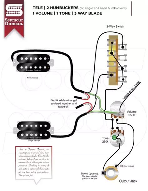 2 humbucker 3 way switch wiring diagram 1 volume 